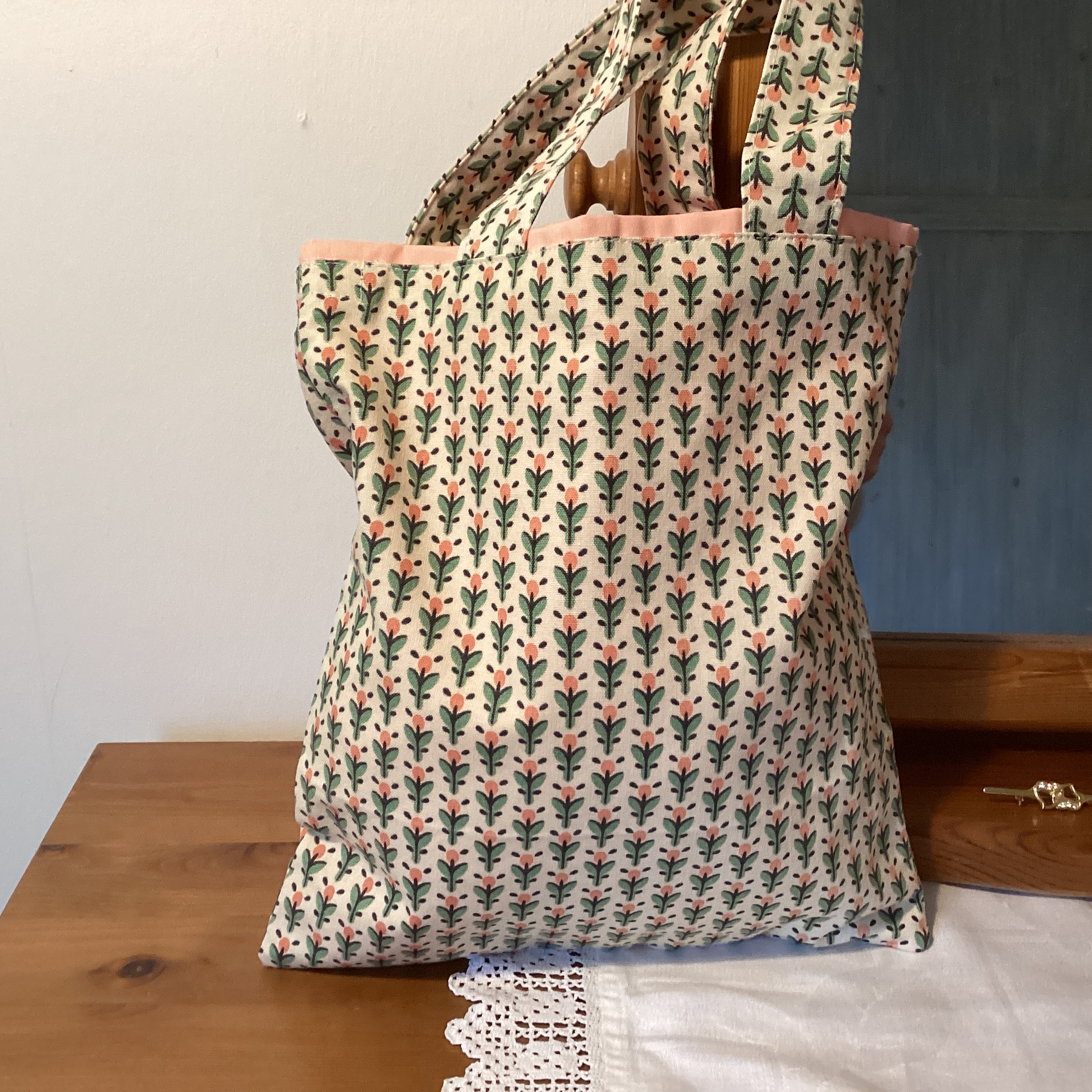 Small Tote Bag - Sanderson fabric