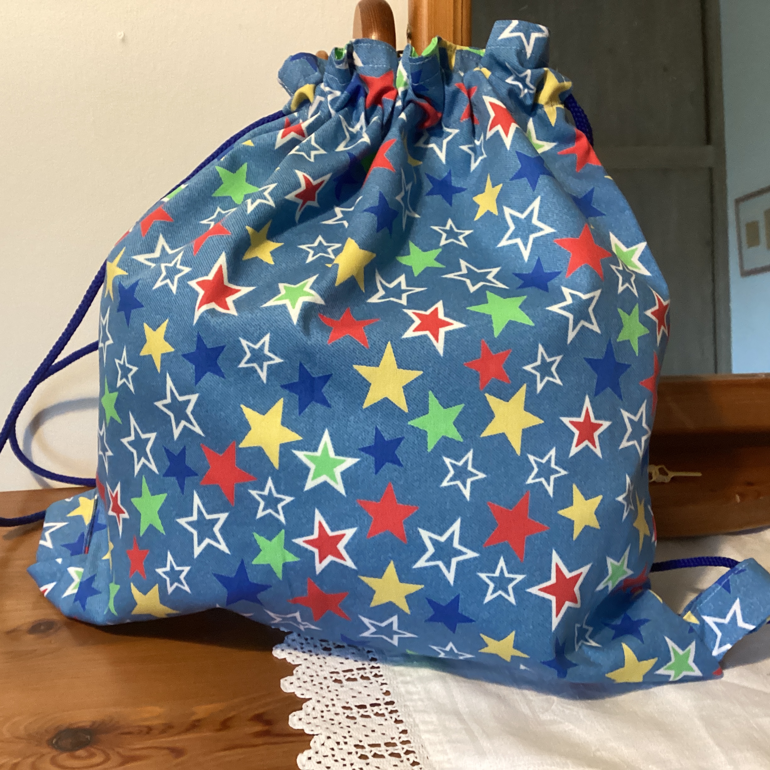 Backpack - coloured stars