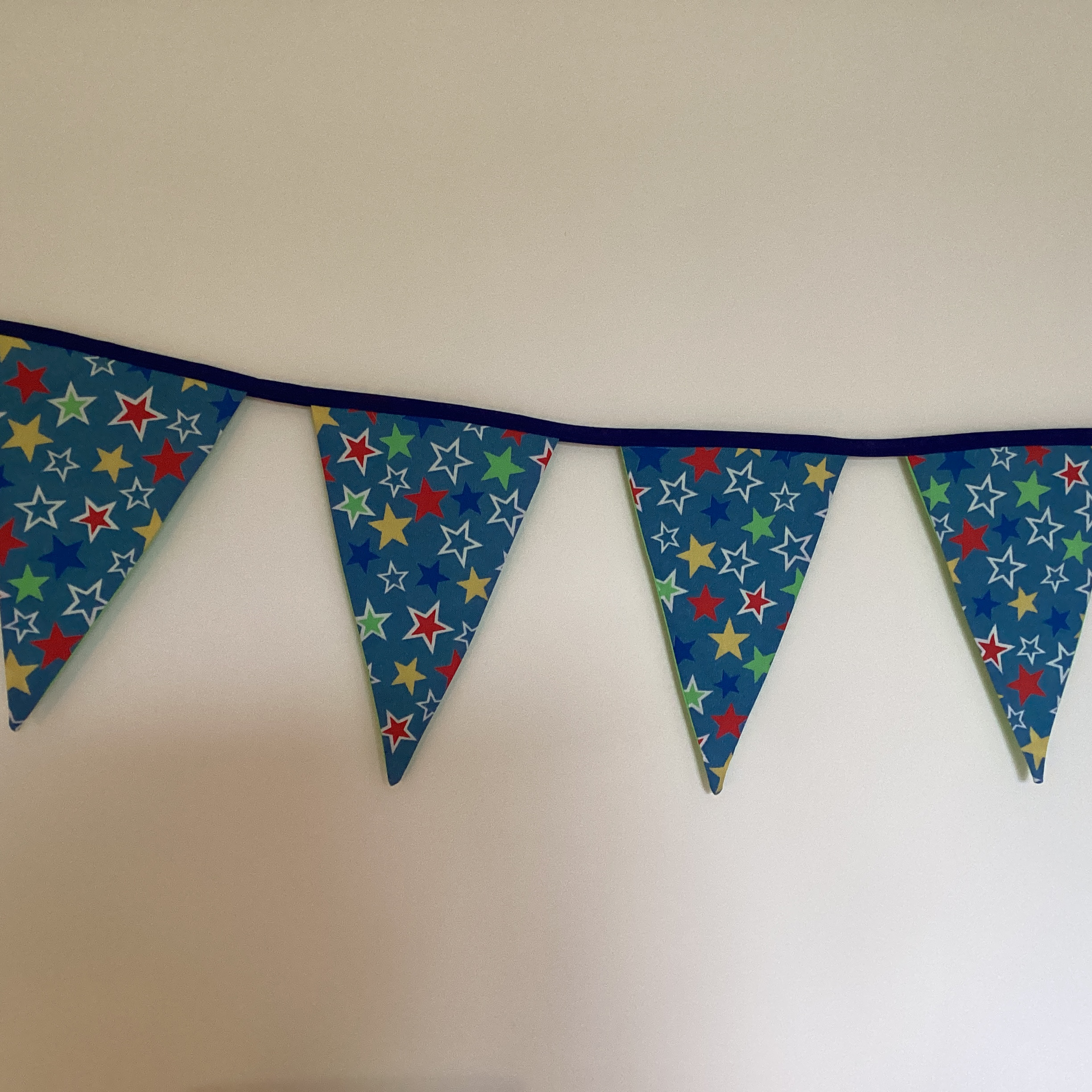 Bunting - coloured stars