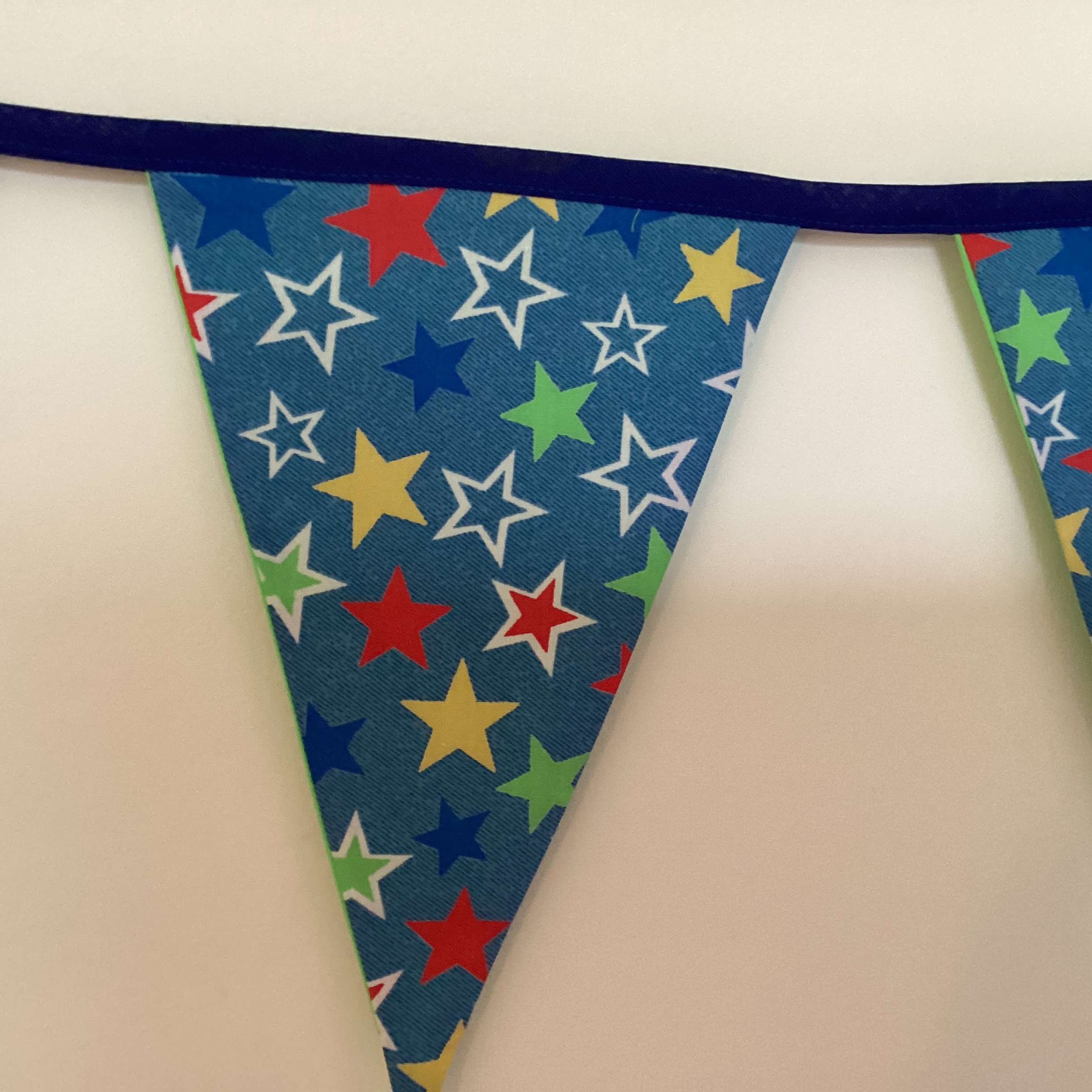 Bunting - coloured stars