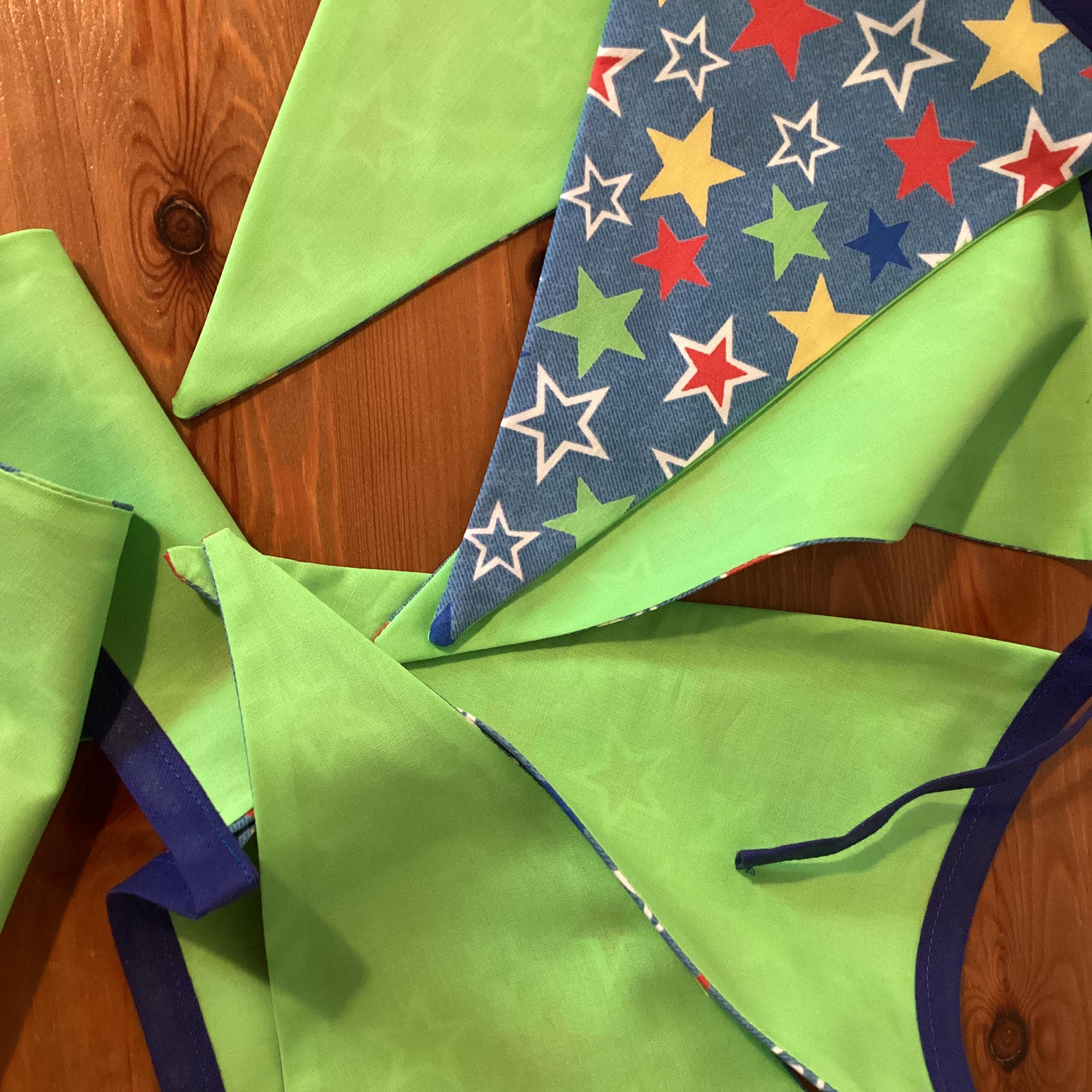 Bunting - coloured stars