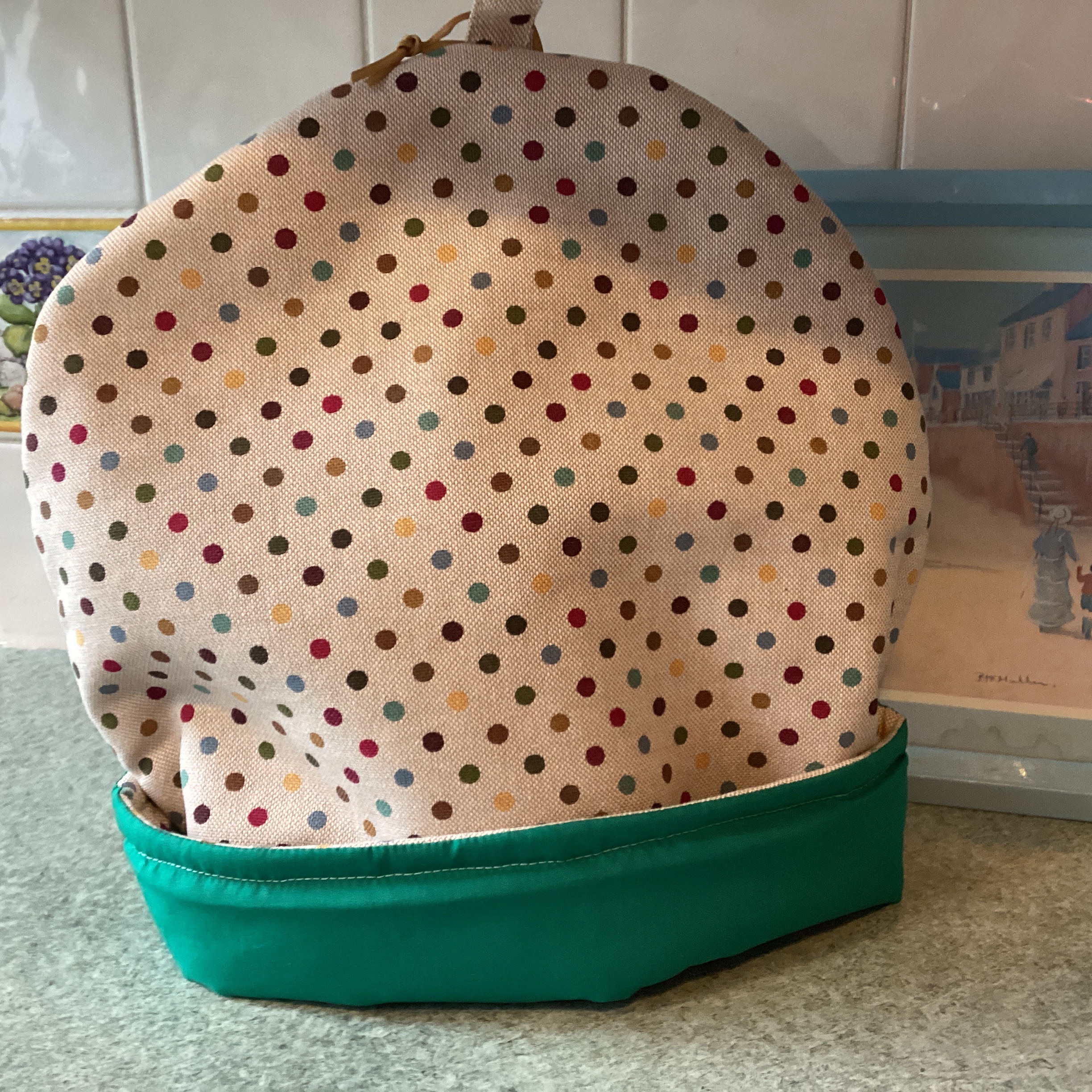 Tea Cosy - coloured spots