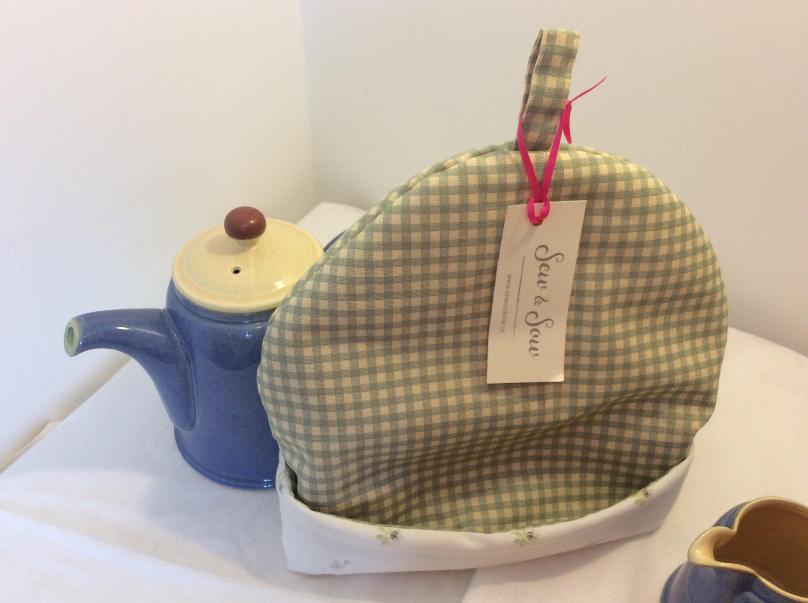 Tea Cosy - green check